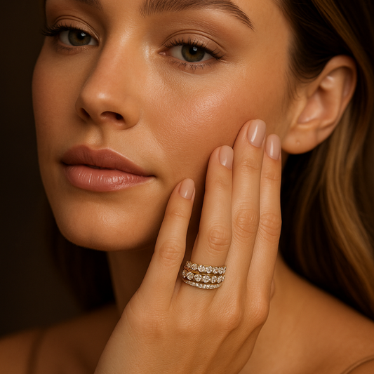Allegra – Triple Zirconia Band