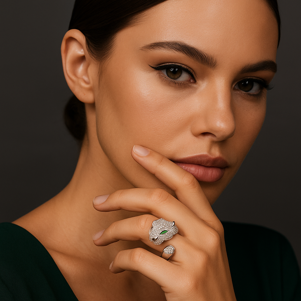 Amazona – Wild Grace Panther Ring