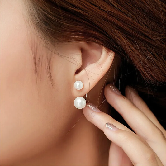 Dual Pearl Studs