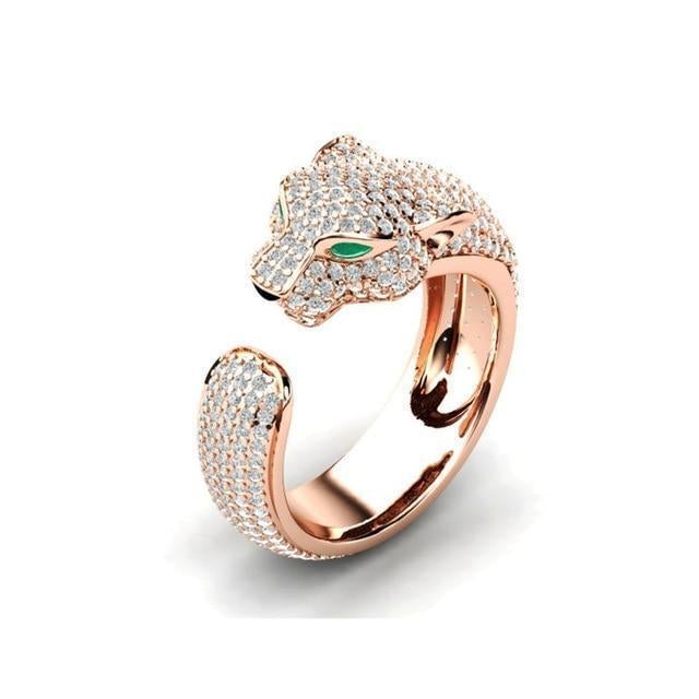 Amazona – Wild Grace Panther Ring
